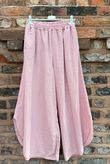 Arbi Gingham Scoop Pant Indian Pink